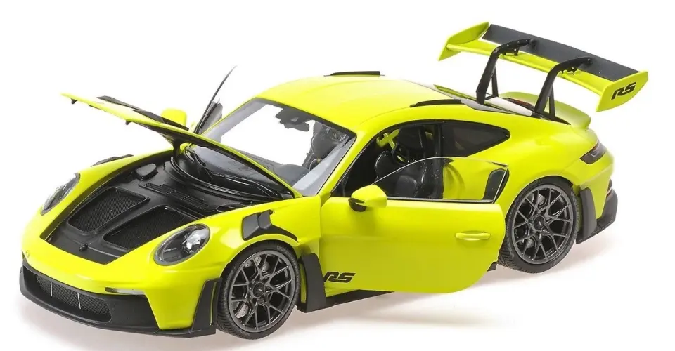 MINICHAMPS PORSCHE 911 GT3 RS 2024 ACID GREEN 1:18