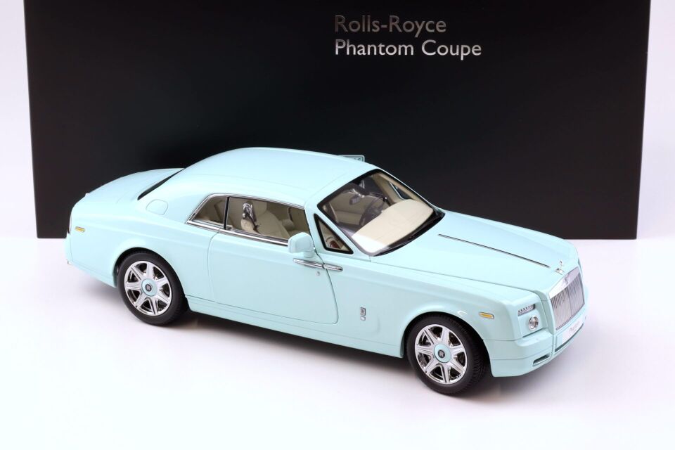 KYOSHO ROLLS ROYCE PHONTOM COUPE TURQUOISE 1:18