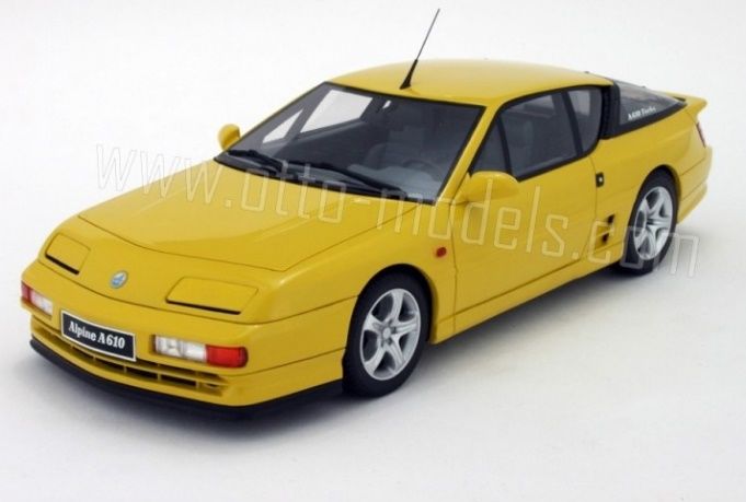 OTTO Alpine A610 Turbo Jaune 530 1991 1:18