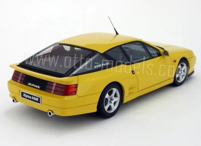 OTTO Alpine A610 Turbo Jaune 530 1991 1:18