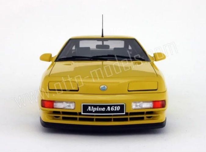 OTTO Alpine A610 Turbo Jaune 530 1991 1:18