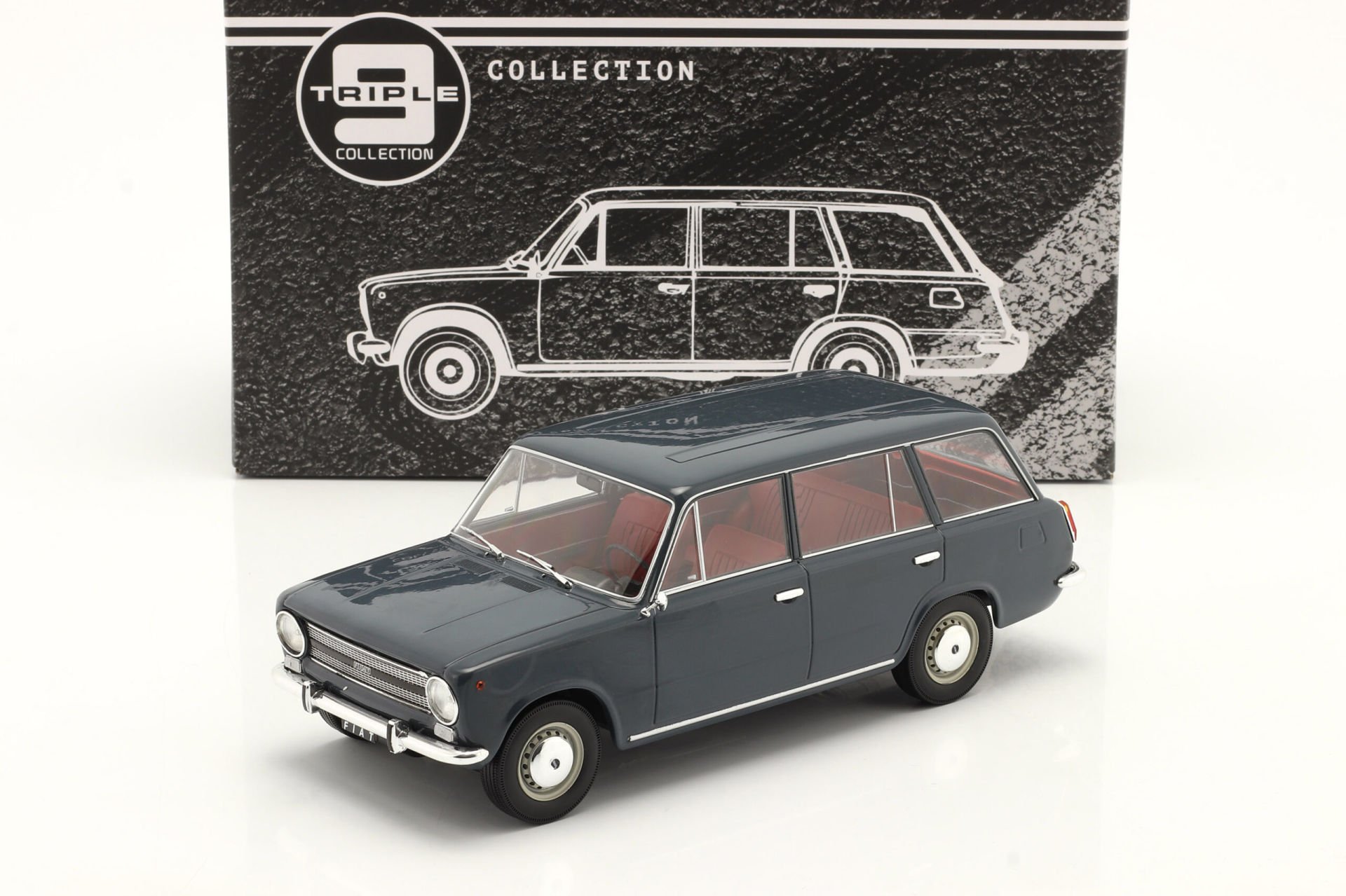 TRIPLE 9 FİAT 124 FAMİLİARE MEDIUM 1972 1:18 (1800220)