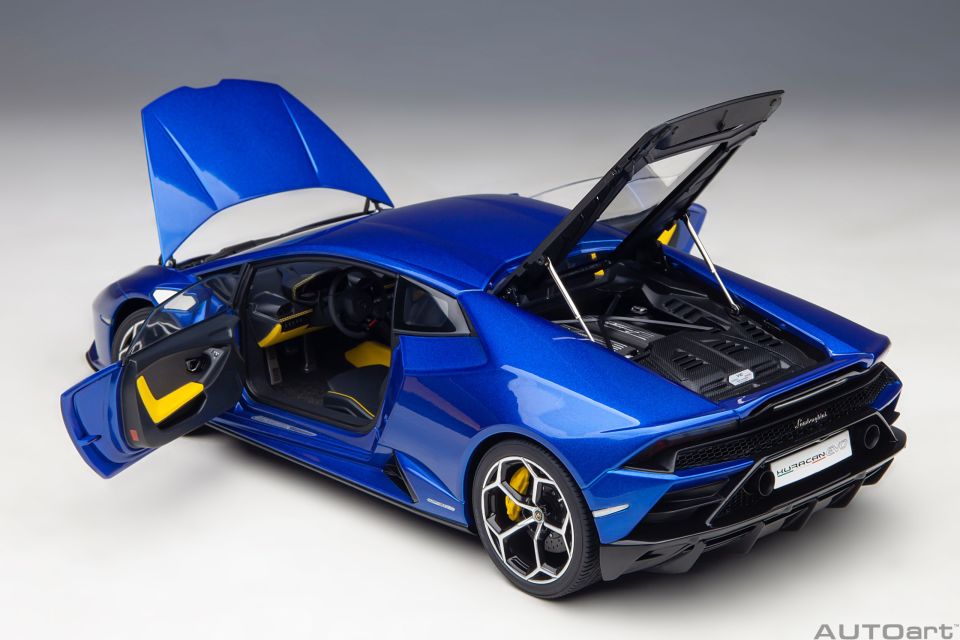 1:18 Autoart 2019 Lamborghini Huracan Evo (Blu Nethuns)