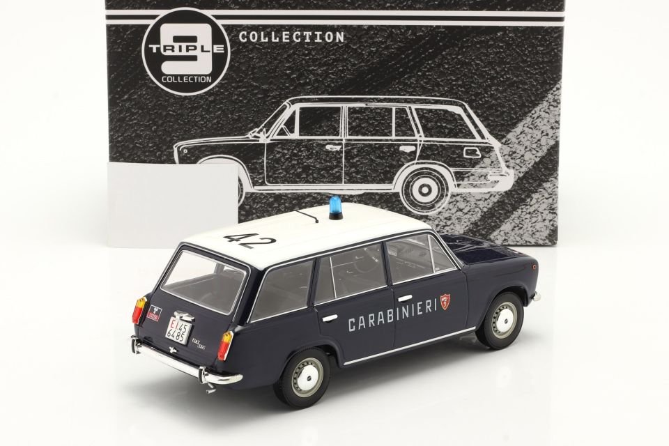 TRIPLE 9 FIAT 124 FAMİLİARE CARABİNİERİ 1972 1:18 (1800222)