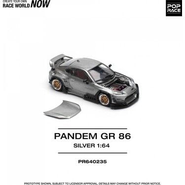POP RACE PANDEM GR 86 1:64 (PR64-235)