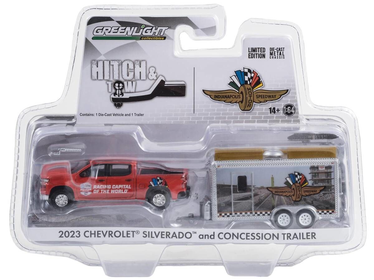 GREENLIGHT 2023 CHEVROLET SILVERADO & CONSESSION TRAILER