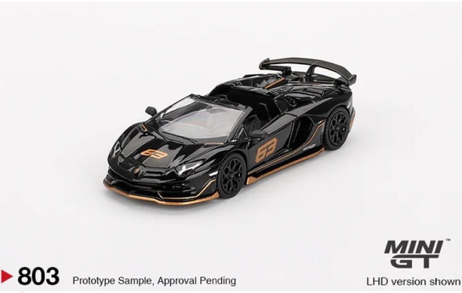 MINI GT LAMBORGHINI AVENTADOR SVJ 63 ROADSTER (803) 1:64