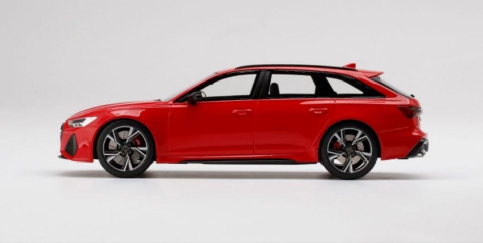 Top Speed Audi RS 6 Avant Carbon Black Tango Red 1:18 (TS0327)