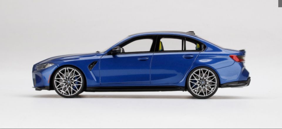 TOP SPEED 1:18  BMW M3 Competition (G80) (Portimao Blue Metallic) (TS0341)