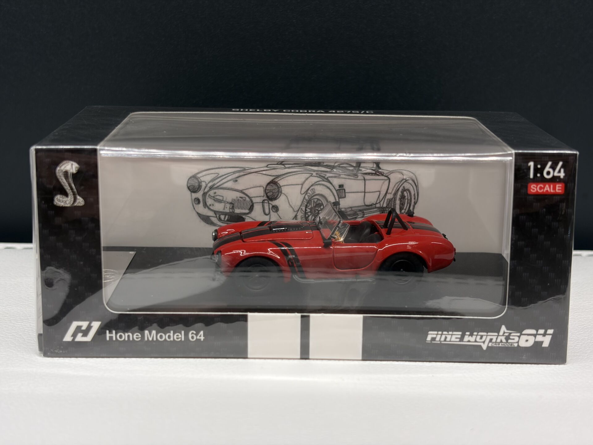 FINE WORKS 64 SHELBY COBRA 427S/C 1:64