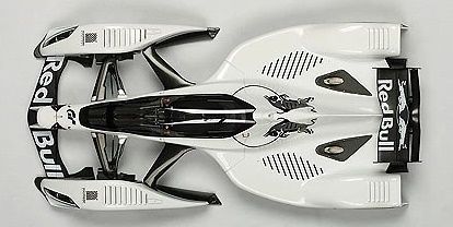 AUTOART RED BULL X2010 WHITE 1:18