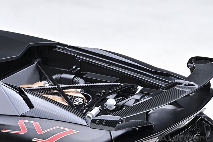 AUTOART LAMBORGHINI AVENRADOR SJV NERO NEMESIS MATT BLACK 1:18 (79219)