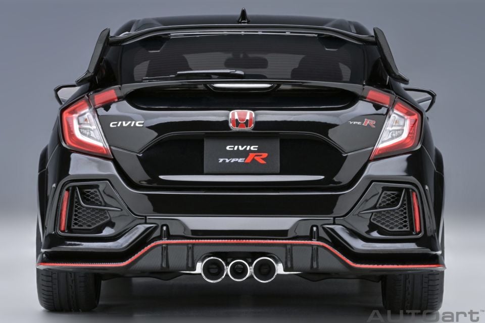 1:18 Autoart 2021 Honda Civic Type R (FK8) (crystal black pearl)