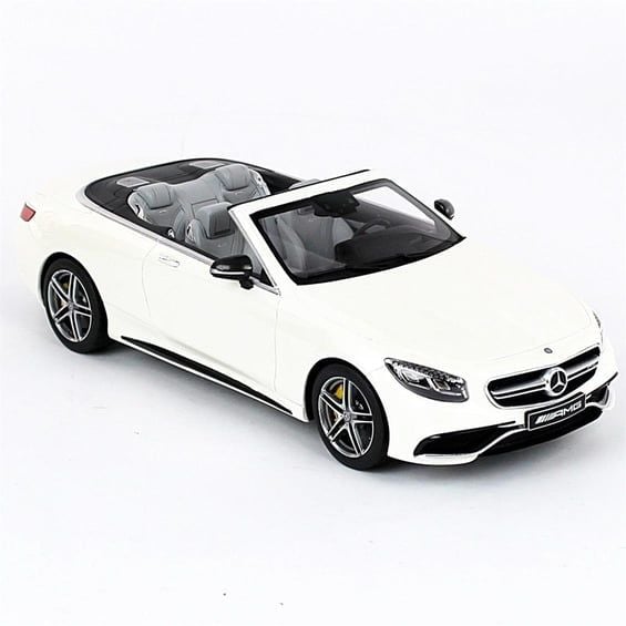 GT SPIRIT MERCEDES AMG S 63 CABRIOLET WHITE 1:18 (B66965712)