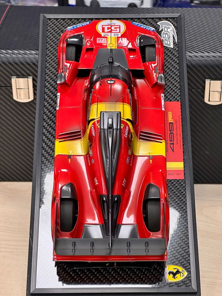 BBR FERRARI 499P WINNER 24H LEMANS 2023 (LIMITED 03/49) 1:18 (P18235 DIRTYST)