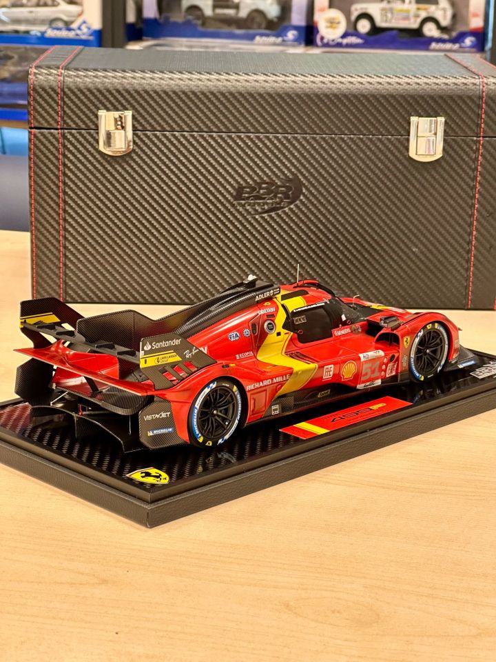 BBR FERRARI 499P WINNER 24H LEMANS 2023 (LIMITED 03/49) 1:18 (P18235 DIRTYST)
