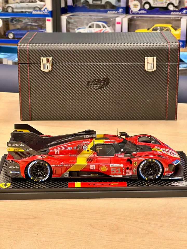 BBR FERRARI 499P WINNER 24H LEMANS 2023 (LIMITED 03/49) 1:18 (P18235 DIRTYST)
