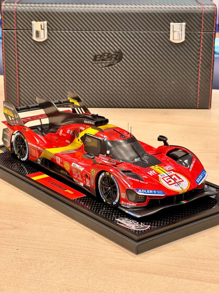 BBR FERRARI 499P WINNER 24H LEMANS 2023 (LIMITED 03/49) 1:18 (P18235 DIRTYST)