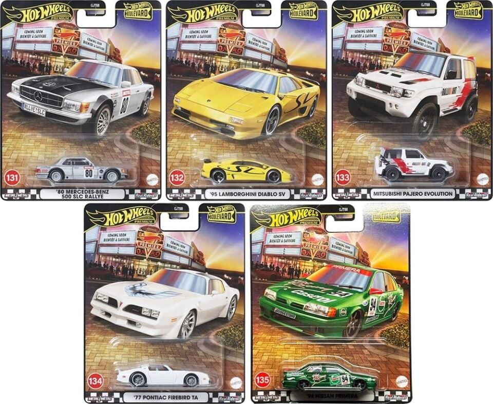 HOT WHEELS BOULEVARD PREMIUM SET 1:64