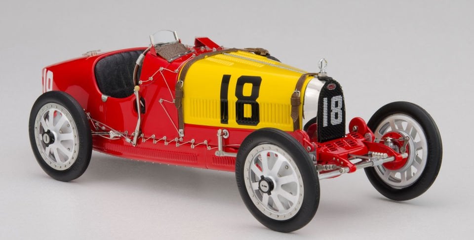 CMC BUGATTI TYP 35 GRAND PRIX NATION COLOUR PROJECT SPAIN 1:18 (M100016) 2.EL