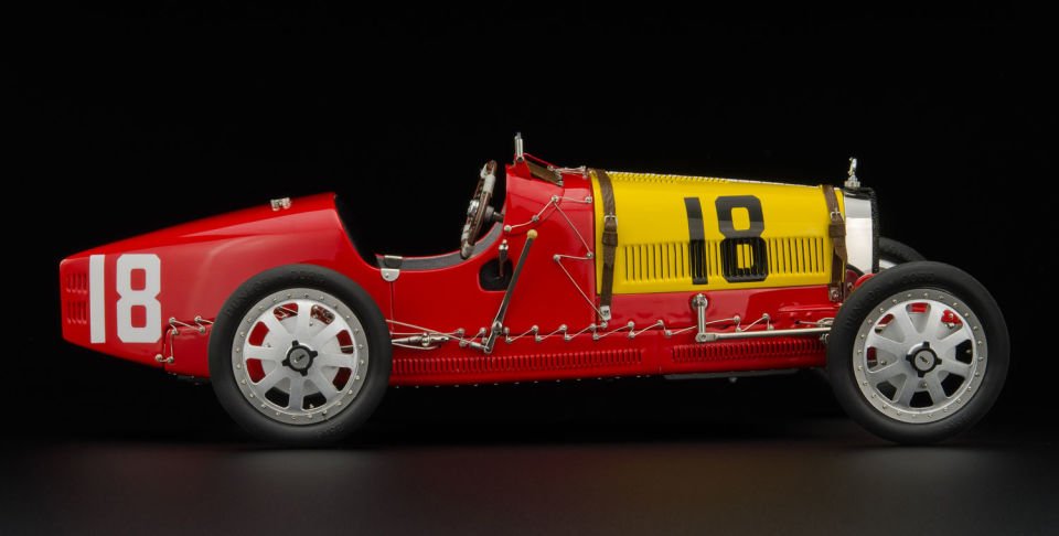 CMC BUGATTI TYP 35 GRAND PRIX NATION COLOUR PROJECT SPAIN 1:18 (M100016) 2.EL