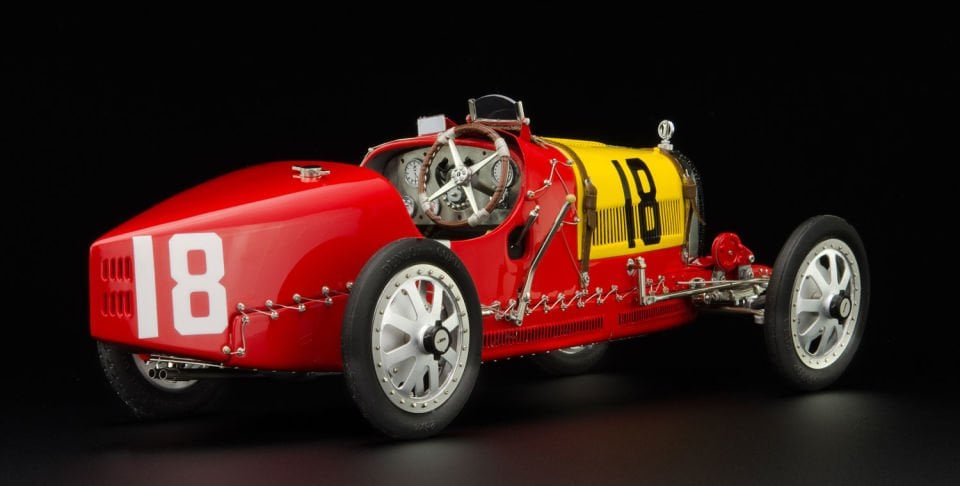 CMC BUGATTI TYP 35 GRAND PRIX NATION COLOUR PROJECT SPAIN 1:18 (M100016) 2.EL