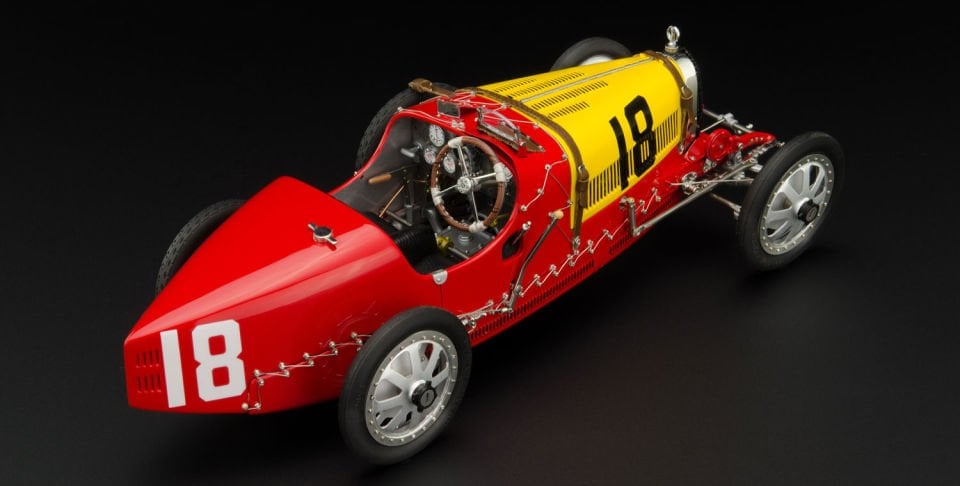 CMC BUGATTI TYP 35 GRAND PRIX NATION COLOUR PROJECT SPAIN 1:18 (M100016) 2.EL