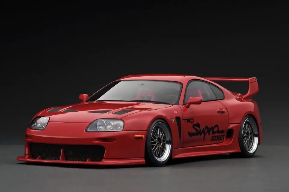 IGNITION MODEL TOYOTA SUPRA (A80) TRD 3000GT RED 1:18 (IG3602)