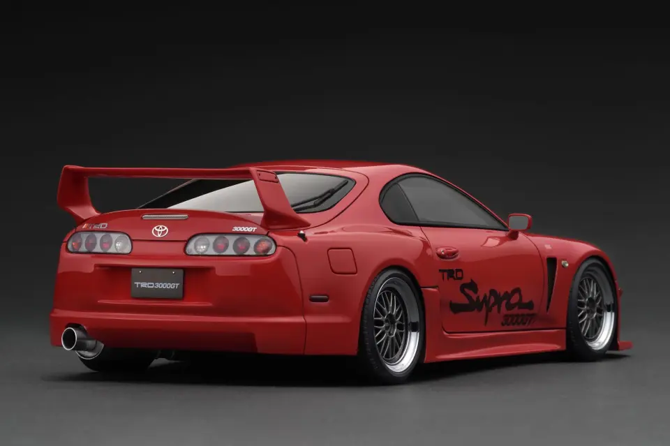 IGNITION MODEL TOYOTA SUPRA (A80) TRD 3000GT RED 1:18 (IG3602)