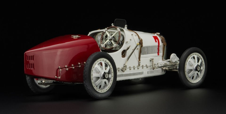 CMC BUGATTI TYP 35 GRAND PRIX NATION COLOUR PROJECT SPAIN 1:18 2.EL