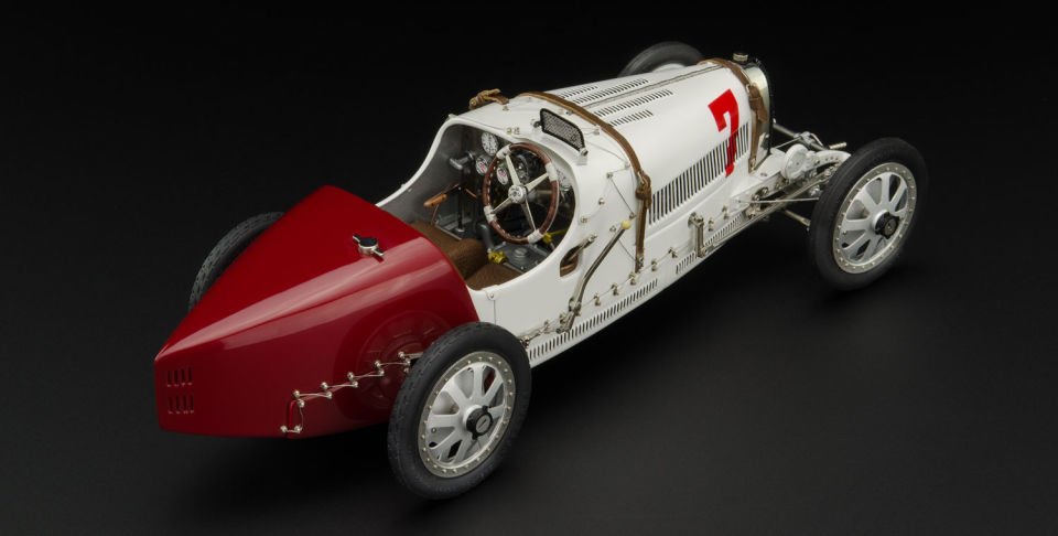CMC BUGATTI TYP 35 GRAND PRIX NATION COLOUR PROJECT SPAIN 1:18 2.EL