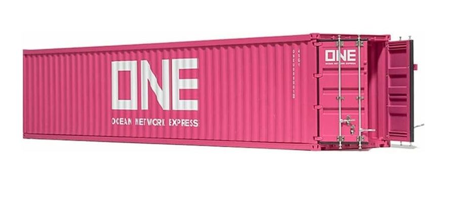 NZG FOR ONE OCEAN NETWORK EXPRESS 40 foot Container Pink 1:18