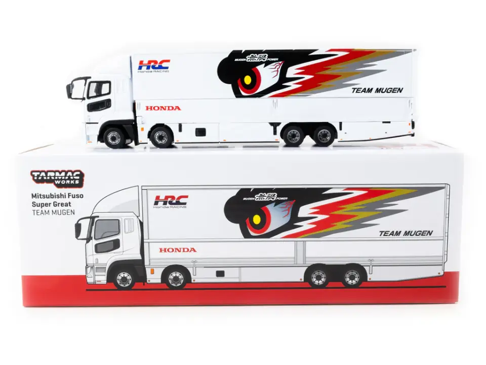 TARMAC MITSUBISHI FUSO SUPER GREAT TEAM MUGEN TRUCK 1:64