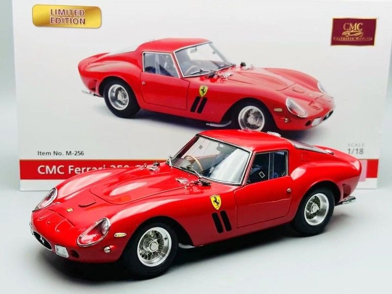 CMC Ferrari 250 GTO 1963 ''Londra Motor Show Ron Fry'' 1:18
