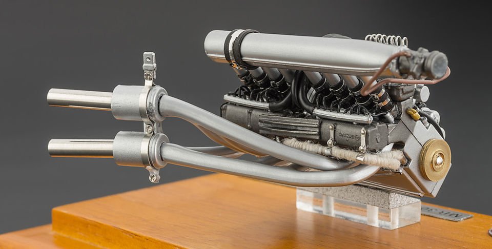 CMC Mercedes Benz 300 SLR 1955 Vitrinli Motor