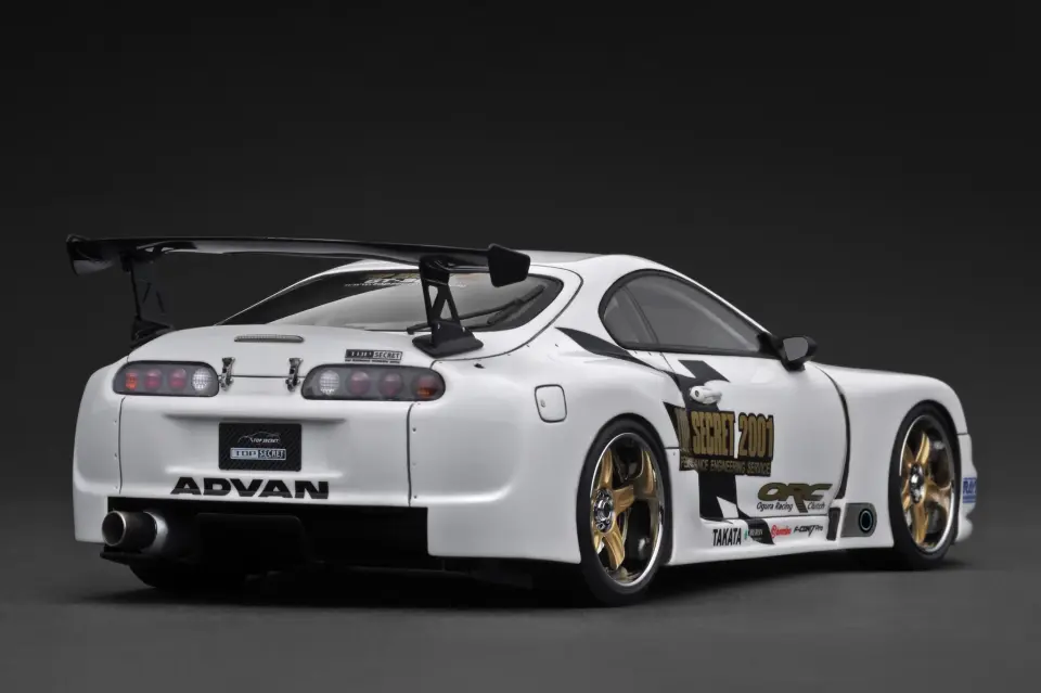 IGNITION MODEL TOP SECRET GT300 SUPRA (A80) WHITE 1:18 (IG3744)