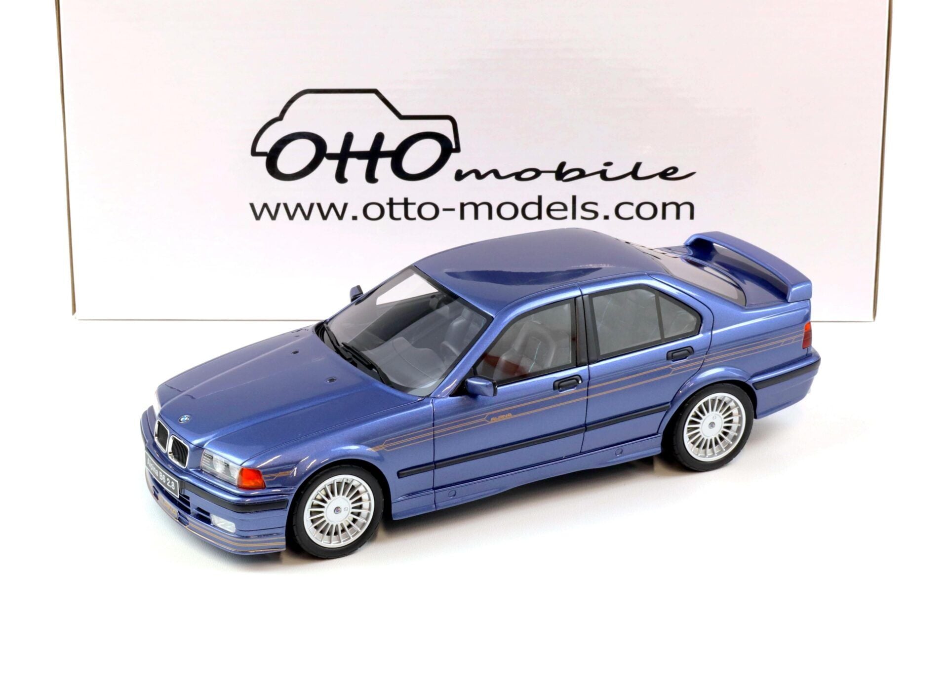 1:18 OTTO 1992 BMW Alpina E36 B6 2.8 Alpina Blue Metallic