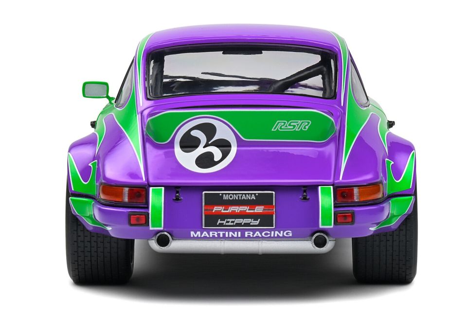 SOLIDO PORSCHE PURPLE HIPPY TRIBUTE 1973 1:18 (S1801117)