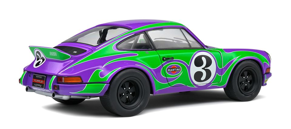 SOLIDO PORSCHE PURPLE HIPPY TRIBUTE 1973 1:18