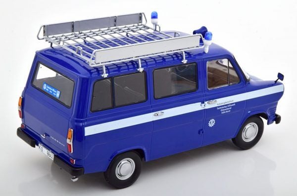 KK SCALE FORD TRANSİT THW COLOGNE WITH ROOF RACK 1:18