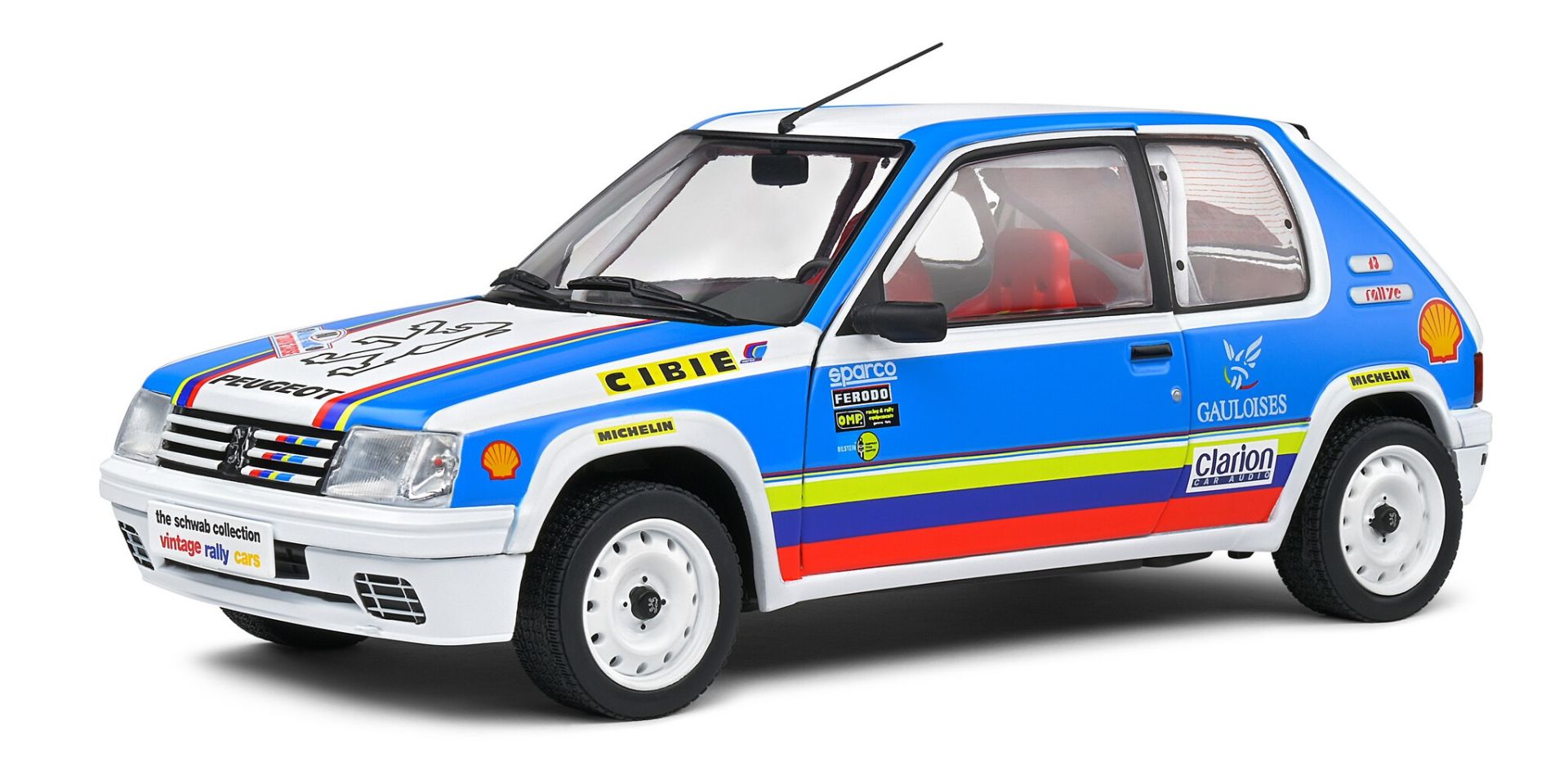 SOLIDO PEUGEOT 205 RALLYE 1,9L  1190 1:18 (S1801716)