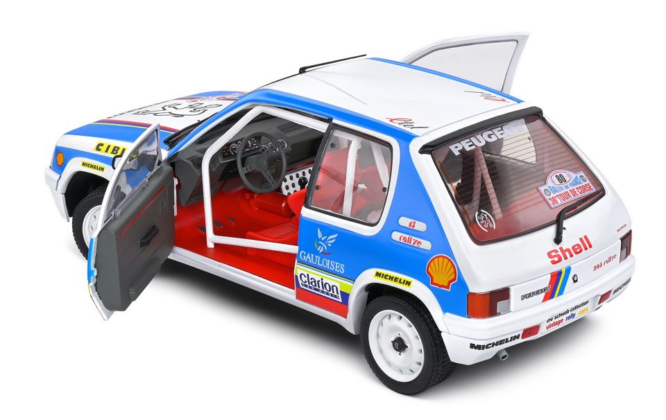 SOLIDO PEUGEOT 205 RALLYE 1,9L  1190 1:18