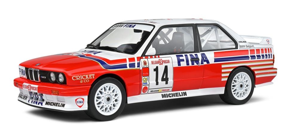 SOLIDO BMW E30 M3 BELGIUM PROCAR 1993 1:18 (S1801523)
