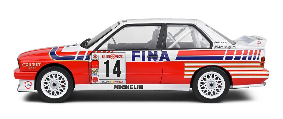 SOLIDO BMW E30 M3 BELGIUM PROCAR 1993 1:18 (S1801523)