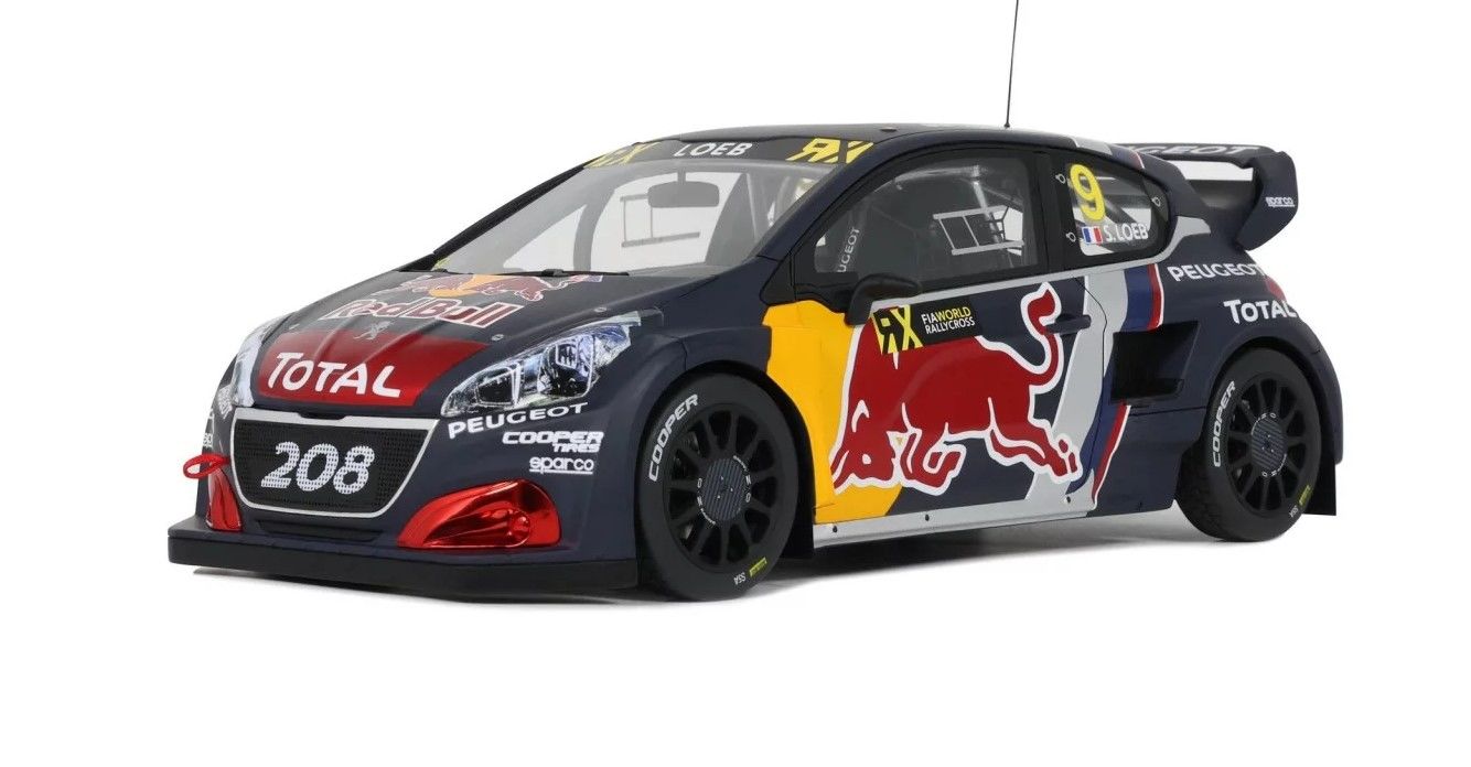 OTTOMOBILE – Miniature PEUGEOT 208 WRX 2018 GP De Belgique – Échelle 1/18 – Collection OT455