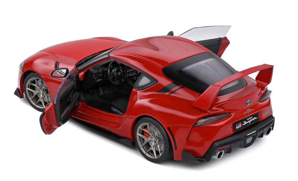SOLIDO TOYOTA GR SUPRA STREETFIGHTER PROMINANCE RED 2023 1:18