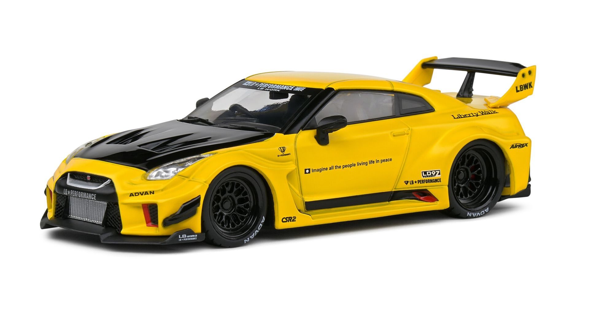 SOLIDO NISSAN GTR35 LBWK SILHOUETTE 2019 1:43