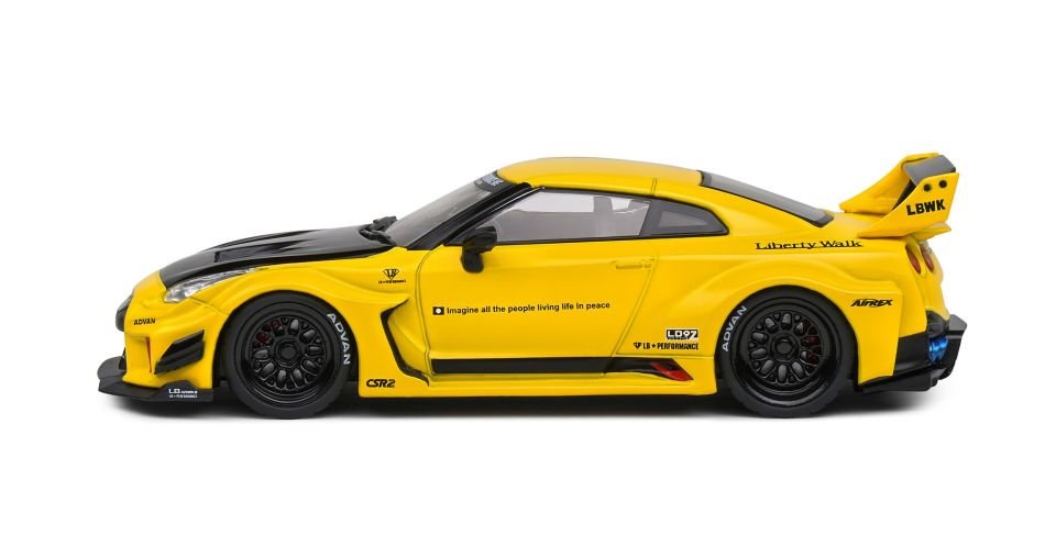 SOLIDO NISSAN GTR35 LBWK SILHOUETTE 2019 1:43