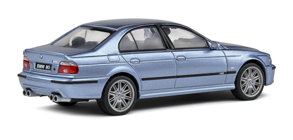 SOLIDO BMW M5 E39 SILVER WATER BLUE 2000 1:43