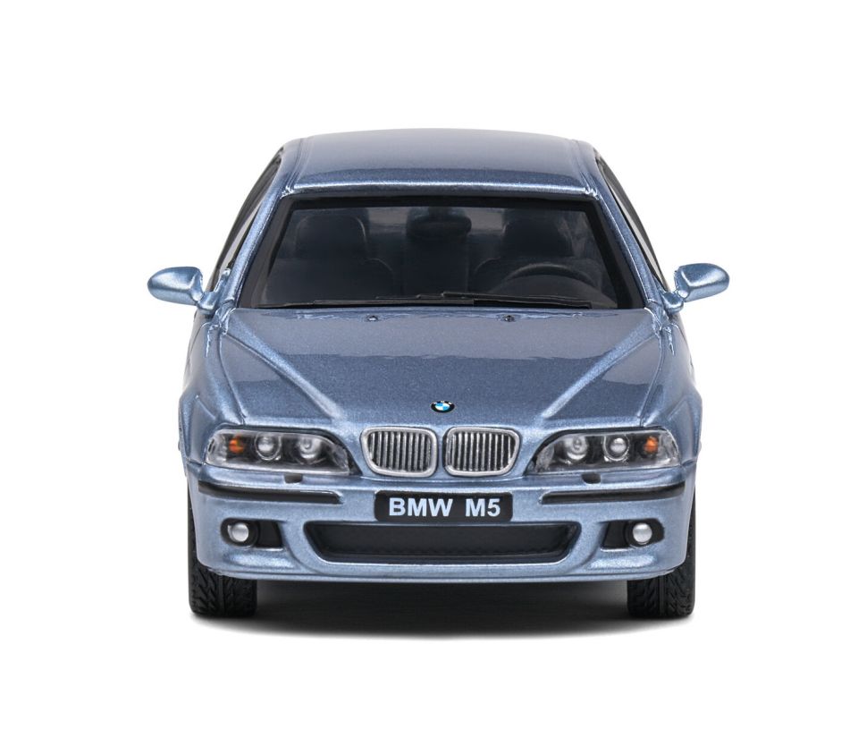 SOLIDO BMW M5 E39 SILVER WATER BLUE 2000 1:43
